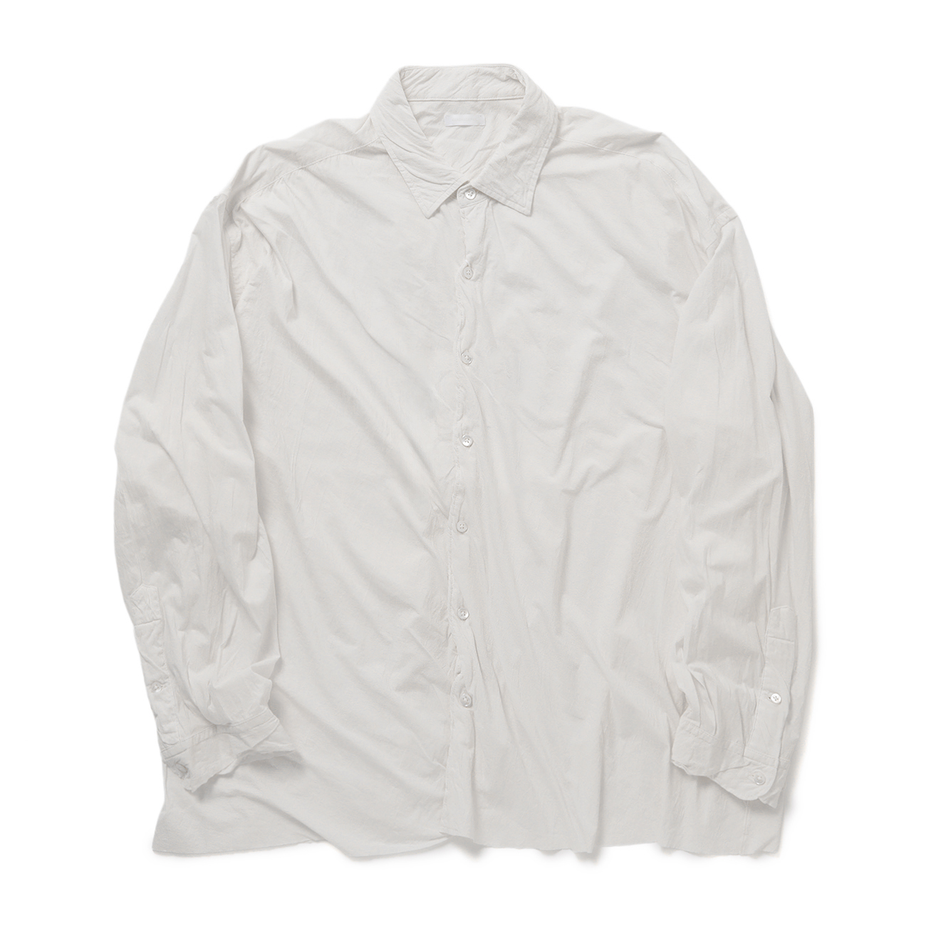 KANEMASA PHIL. / カネマサフィル | 46G Artisan Shirt - White Dye