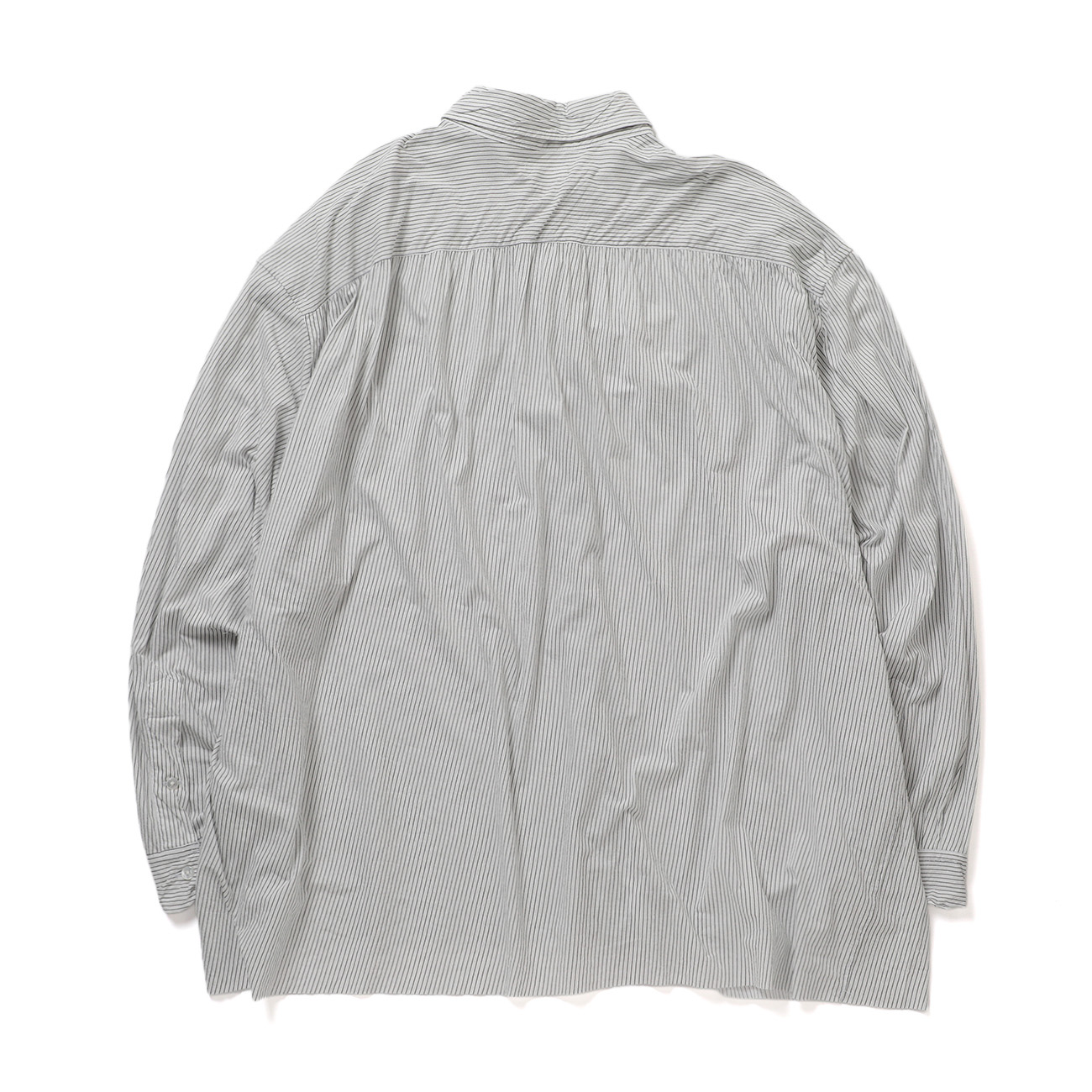 KANEMASA PHIL. / カネマサフィル | 46G Stripe Artisan Shirt - White