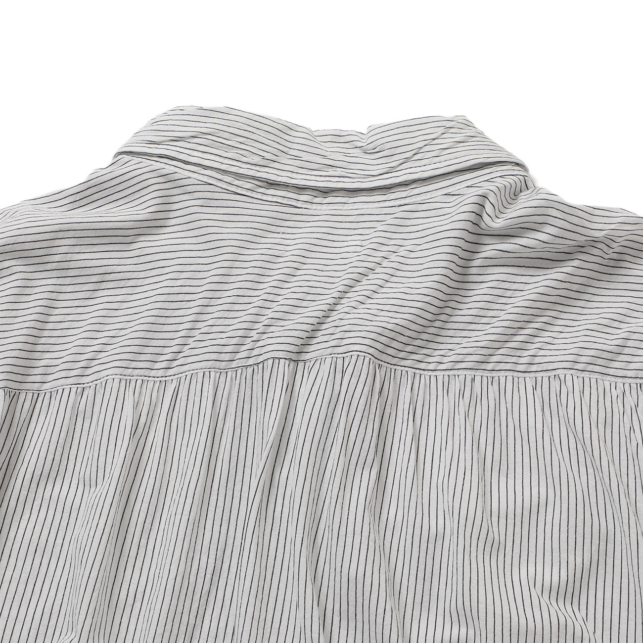 KANEMASA PHIL. / カネマサフィル | 46G Stripe Artisan Shirt - White