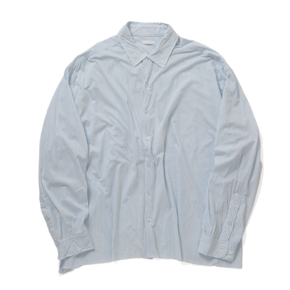 KANEMASA PHIL. / カネマサフィル | 46G Stripe Artisan Shirt - White