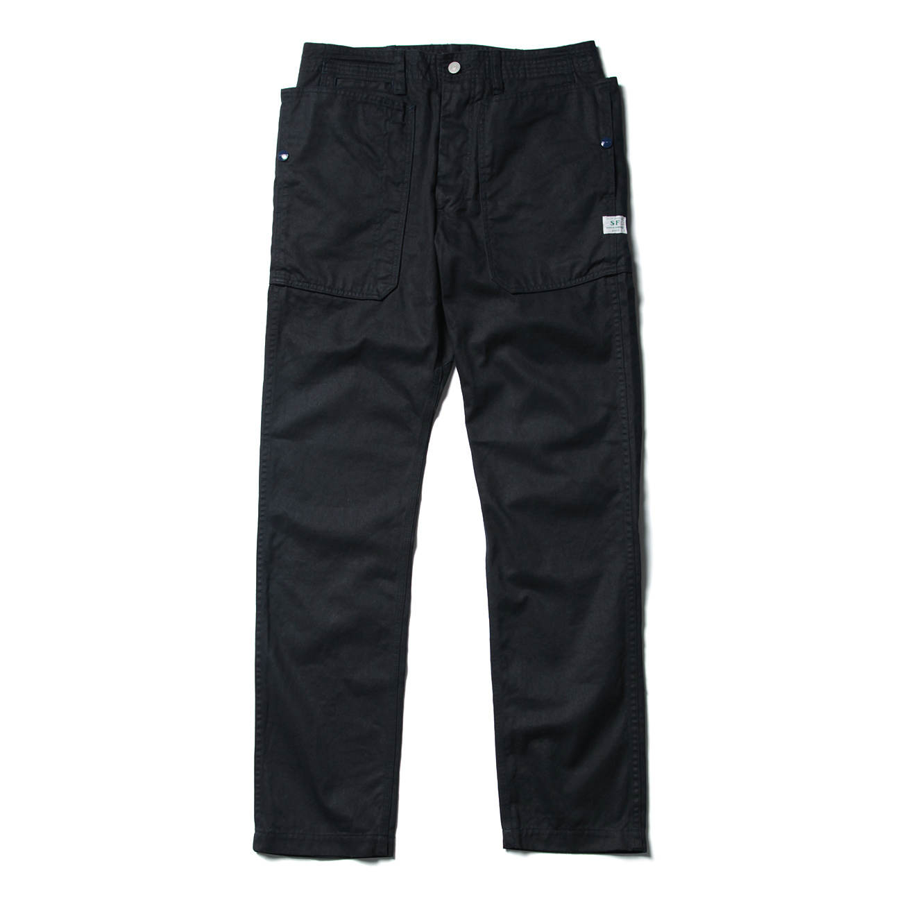 SASSAFRAS FALL LEAF SPRAYER PANTS ネイビー L Sassafras Fall Leaf Sprayer Pants 13.5oz Denim Indigo
