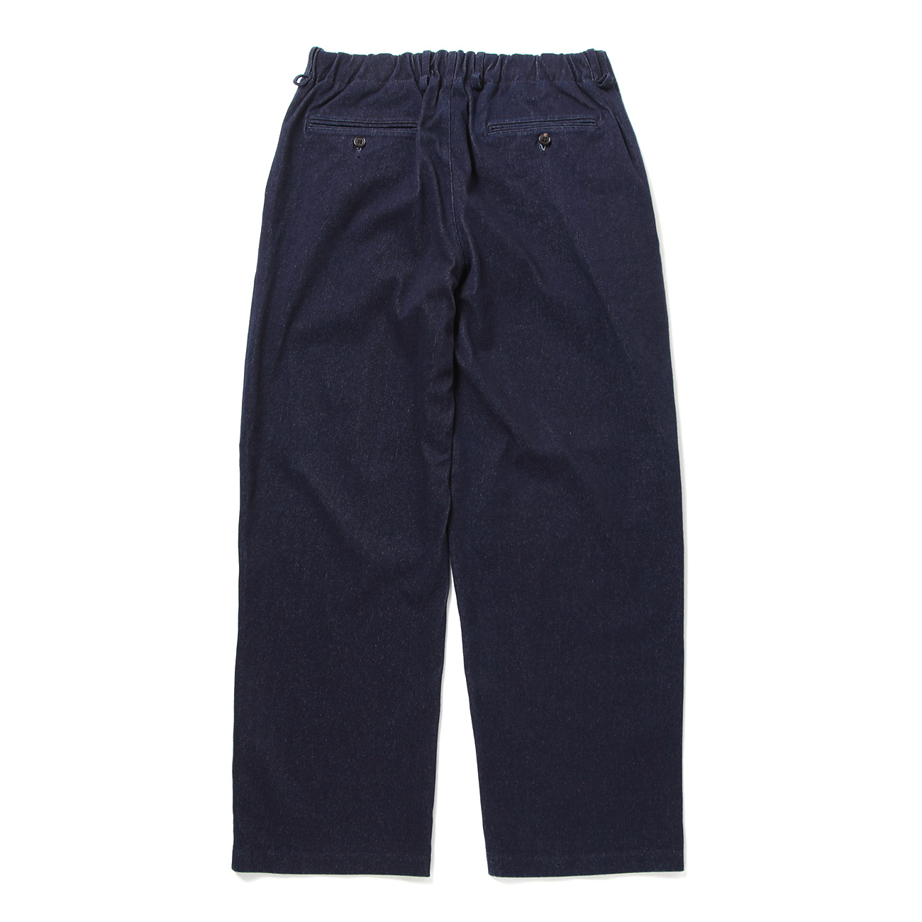 CURLY / カーリー | INDIGO 2TUCK WIDE EZ SLACKS - Washed Indigo