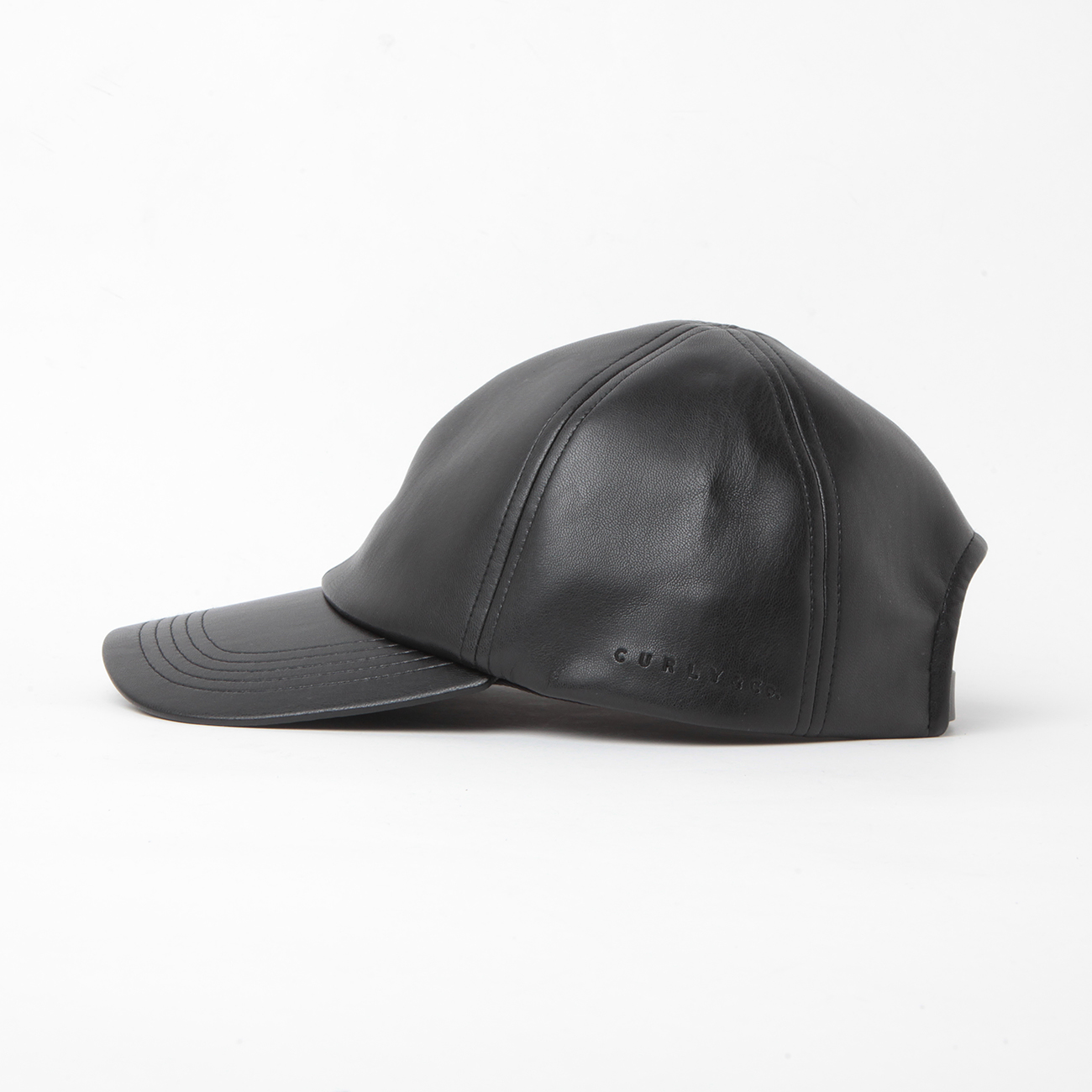 CURLY / カーリー | SYNTHETIC LEATHER 6P CAP - Black | 通販 - 正規