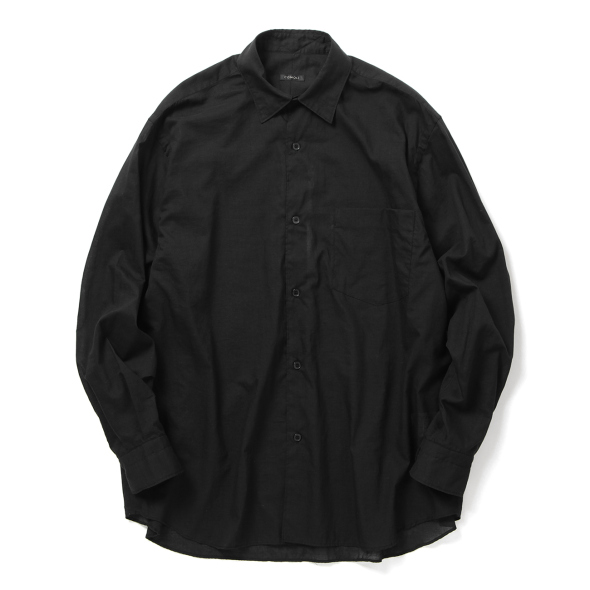 COMOLI / コモリ | KHADIコットン コモリシャツ - Black | 通販 - 正規取扱店 | COLLECT STORE /  コレクトストア