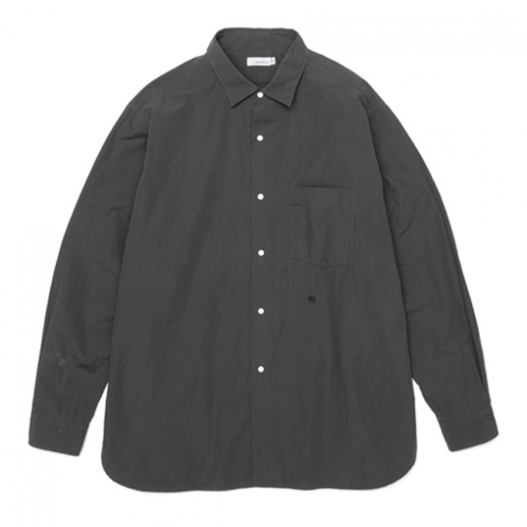 nanamica / ナナミカ | Regular Collar Wind Shirt - Charcoal