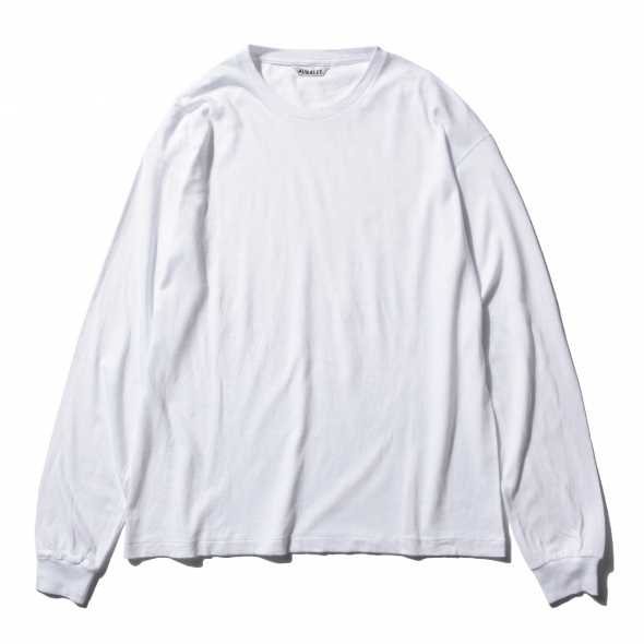 AURALEE / オーラリー | SEAMLESS L/S TEE (メンズ) - White | 通販