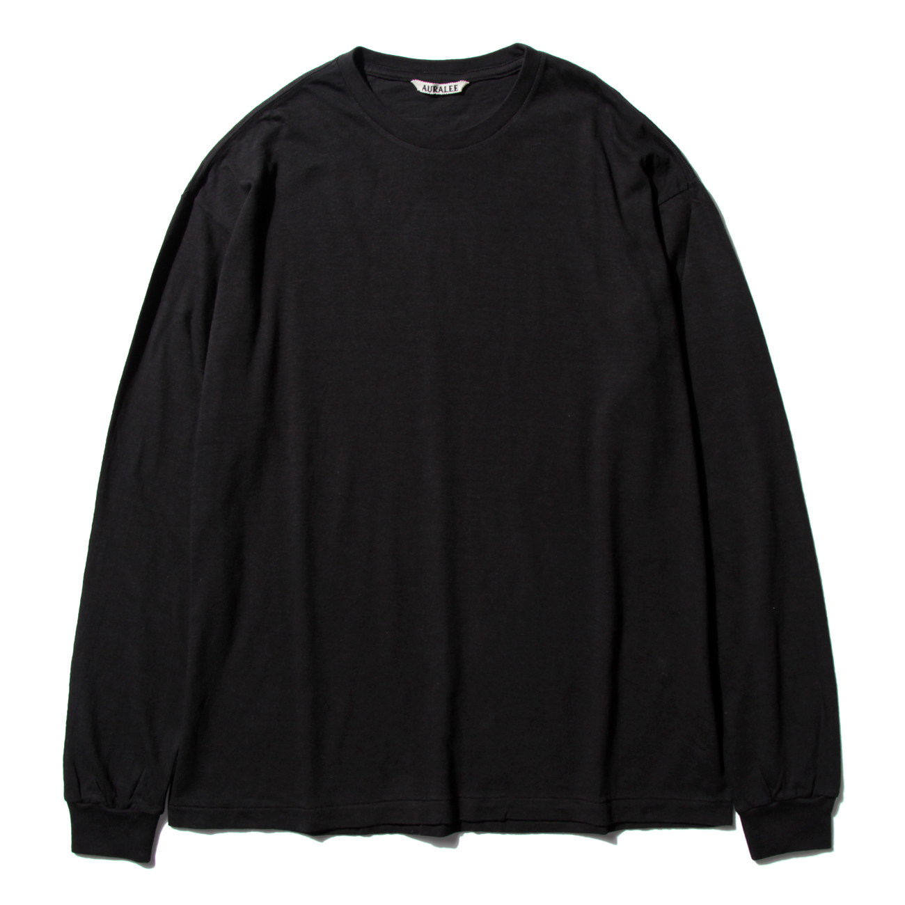 AURALEE / オーラリー | SEAMLESS L/S TEE (メンズ) - Black | 通販 