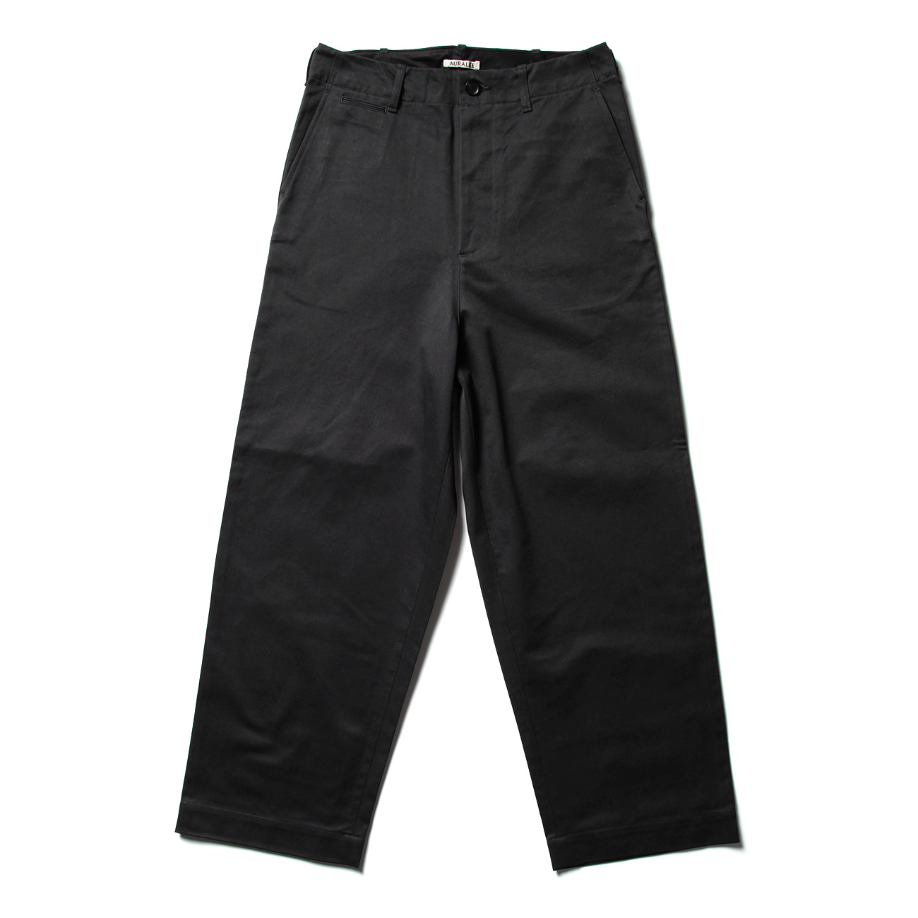 WASHED FINX CHINO WIDE PANTS (メンズ) - Ink Black