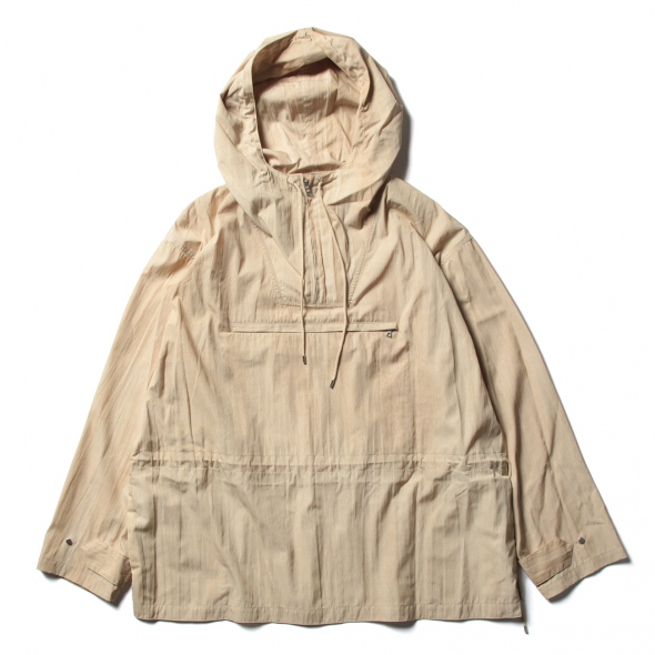 AURALEE / オーラリー | NYLON STREAK DYED HALF ZIP HOODIE