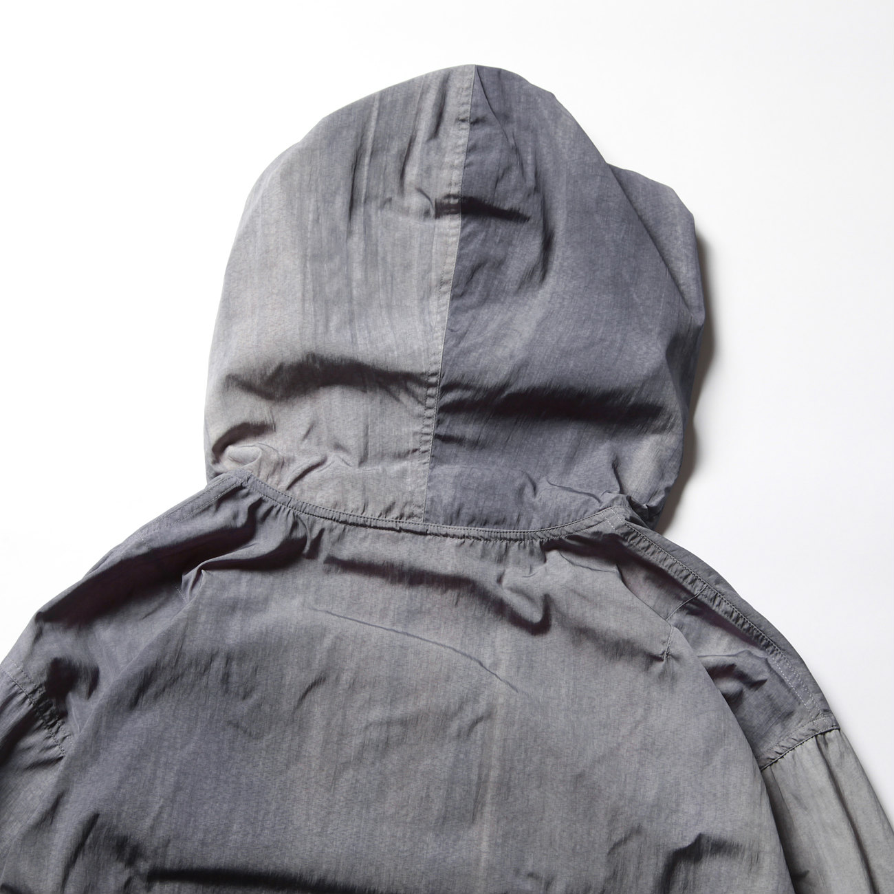 AURALEE / オーラリー | NYLON STREAK DYED HALF ZIP HOODIE (メンズ