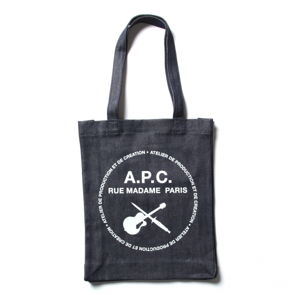 激レア　A.P.C. × ELECTRIC COTTAGE レコードバッグ 激レア A.P.C. × ELECTRIC COTTAGE レコードバッグ