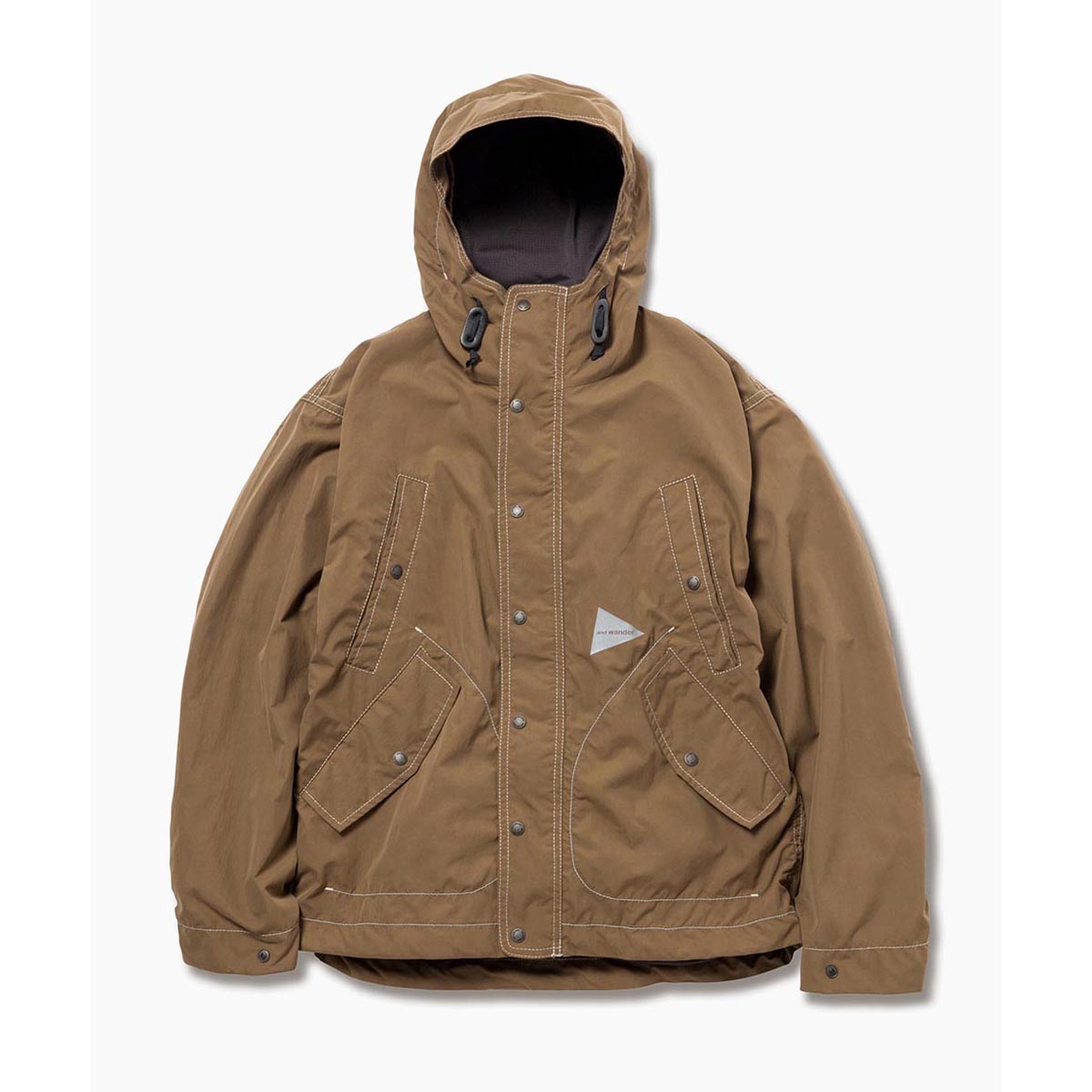 and wander / アンドワンダー | peach nylon jacket - Beige