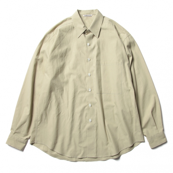 AURALEE / オーラリー | WASHED FINX TWILL BIG SHIRTS (メンズ