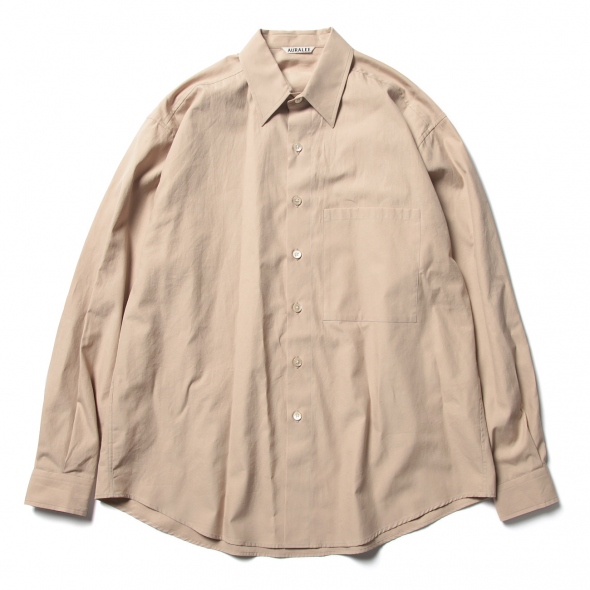AURALEE / オーラリー | WASHED FINX TWILL BIG SHIRTS (メンズ