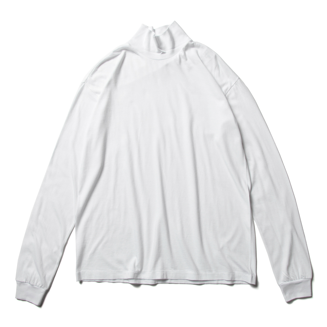 AURALEE / オーラリー | SEAMLESS HI NECK L/S TEE - White | 通販