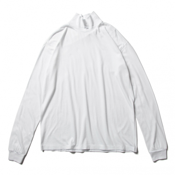 AURALEE / オーラリー | SEAMLESS HI NECK L/S TEE (メンズ) - White ...