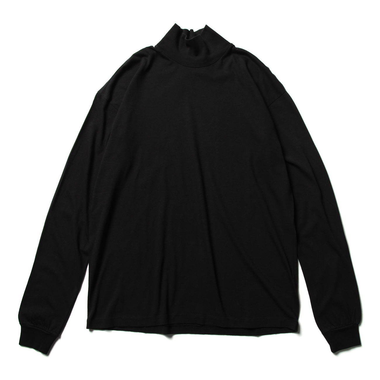 AURALEE / オーラリー | SEAMLESS HI NECK L/S TEE - Black | 通販