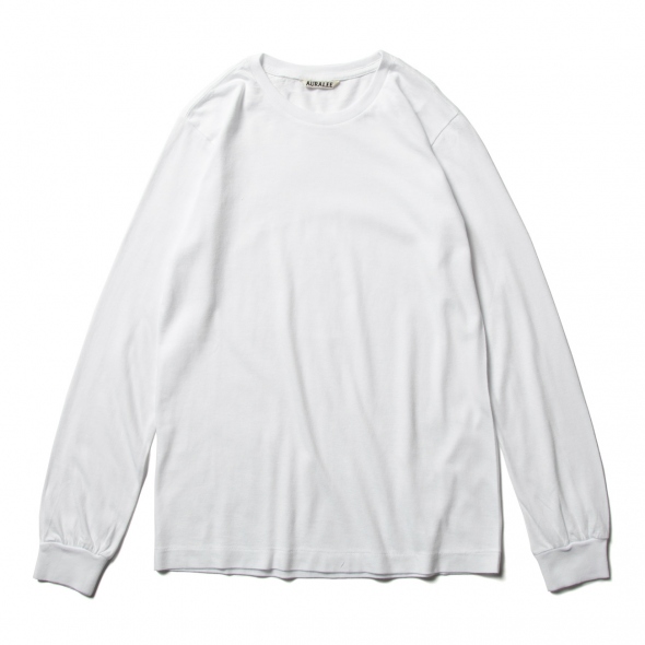 AURALEE / オーラリー | SEAMLESS L/S TEE (レディース) - White