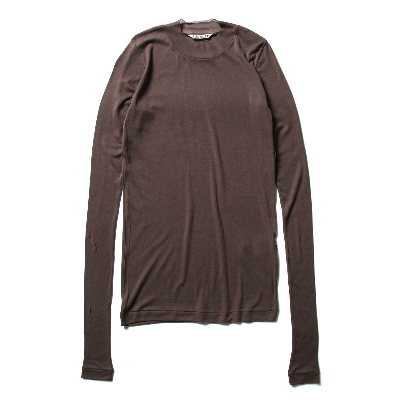 AURALEE / オーラリー | HIGH GAUGE SHEER RIB L/S TEE (レディース