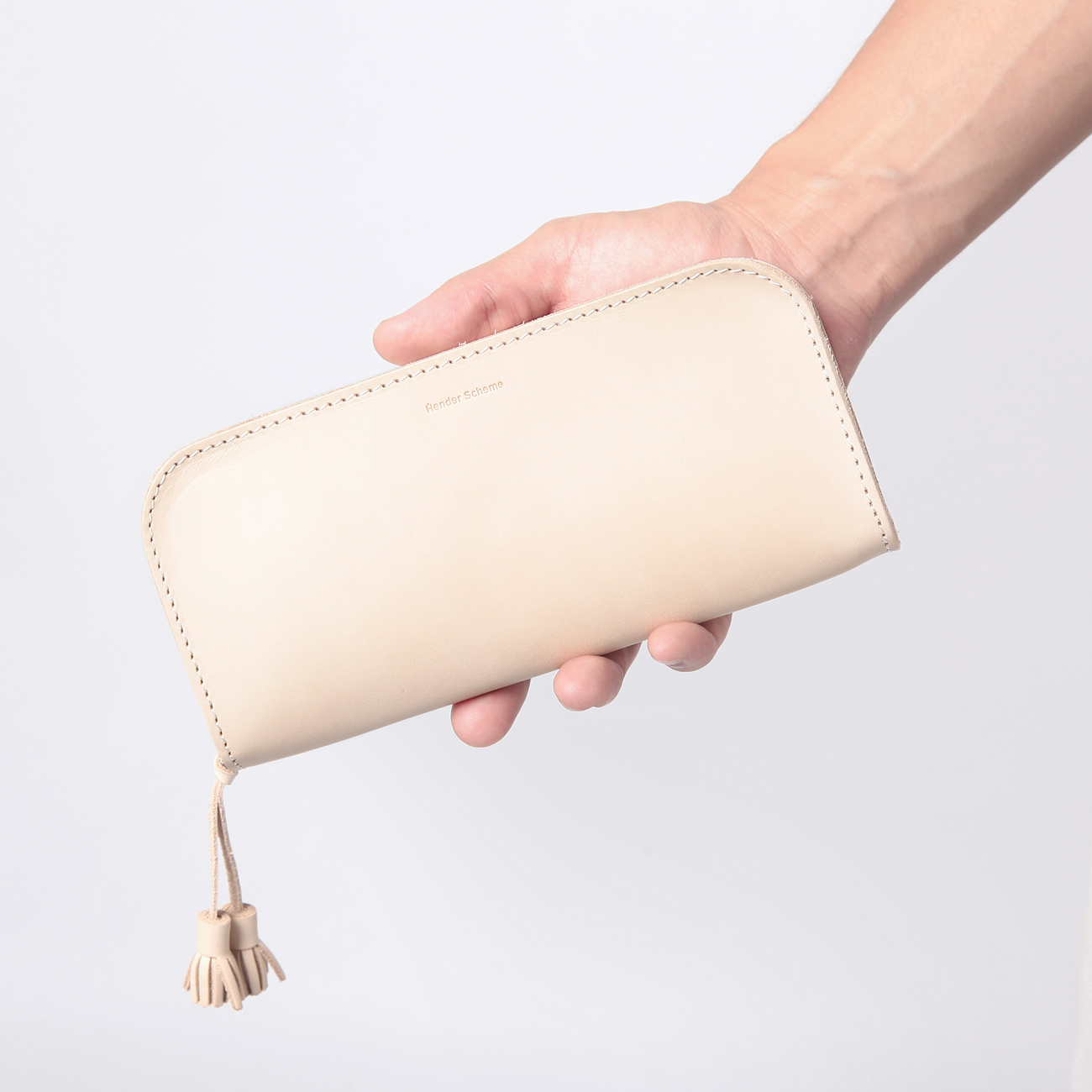 Hender Scheme / エンダースキーマ | zip pen case - Natural
