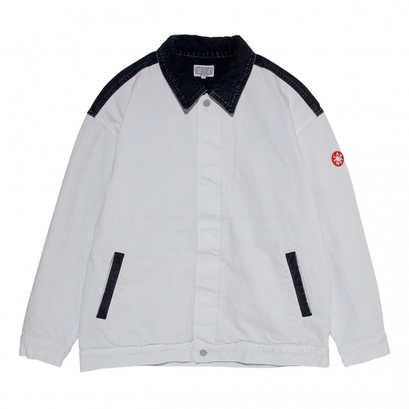 C.E / シーイー | BLEACHED 2 COLOUR DENIM JACKET - White | 通販