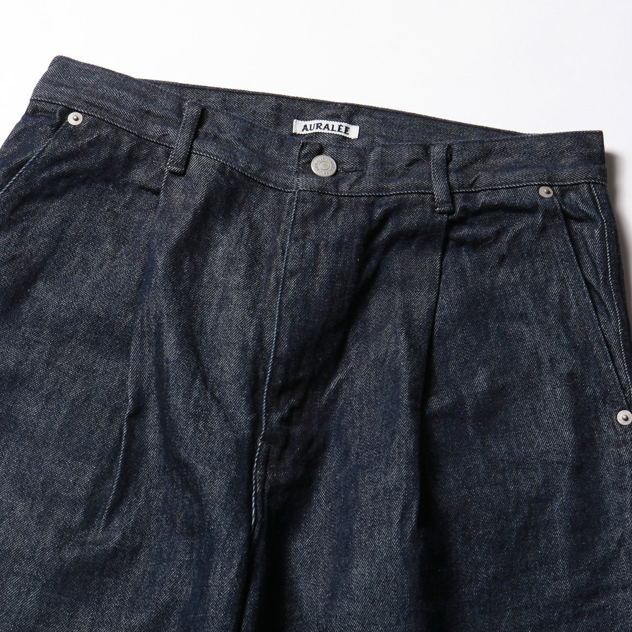 AURALEE / オーラリー | HARD TWIST DENIM WIDE SLACKS (メンズ