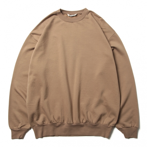 AURALEE / オーラリー | ELASTIC HIGH GAUGE SWEAT P/O (メンズ