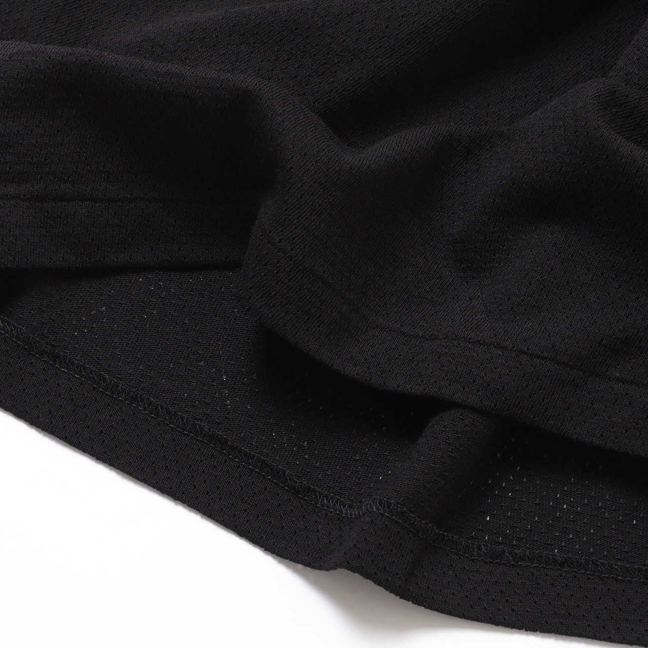 COMOLI / コモリ | コットンメッシュ 半袖Tシャツ - Black | 通販 