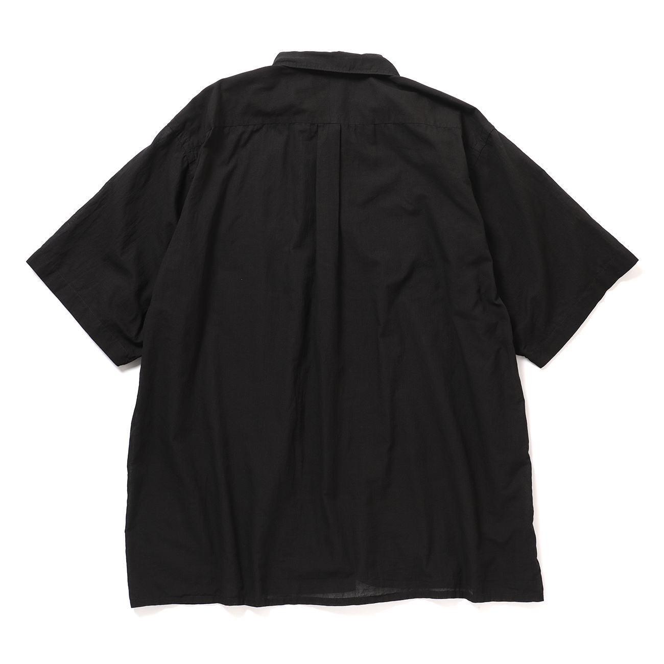 COMOLI KHADI 半袖オープンカラーシャツ 25ss サイズ3 コモリ COMOLI (コモリ) KHADIコットン 半袖オープンカラーシャツ