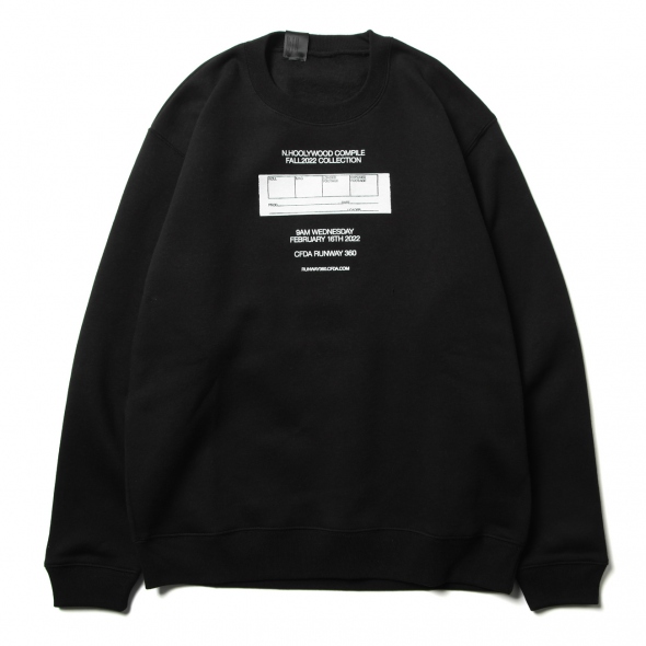 N.HOOLYWOOD / エヌハリウッド | 2222-CS81-peg CREWNECK