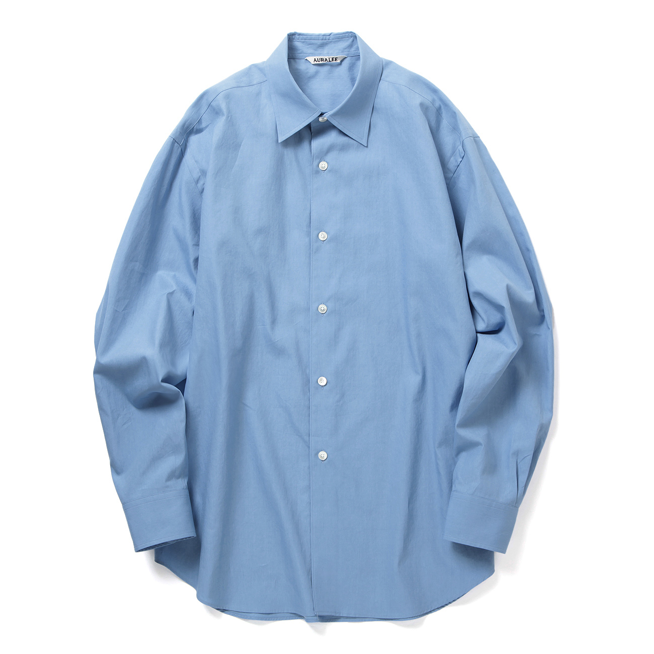 WASHED FINX TWILL SHIRT (レディース) - Blue