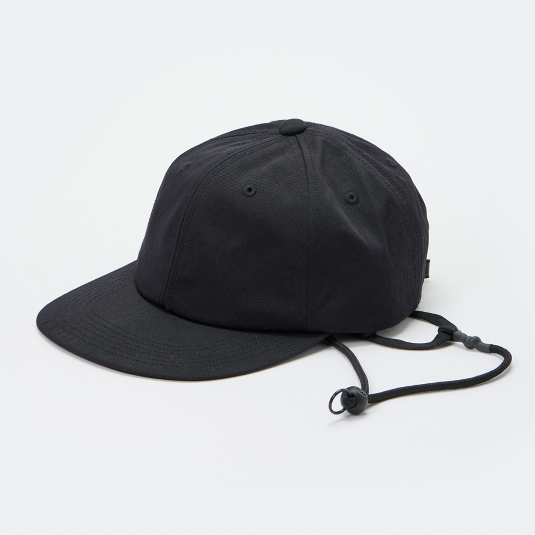 TECH 6PANEL CAP TWILL - Black