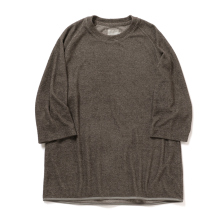 CURLY / カーリー | VINTAGE PILE Q/S TEE - Charcoal