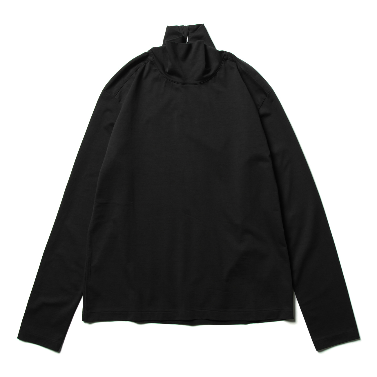 トップス AURALEE COTTON JERSEY HALF ZIP HI NECK AURALEE / オーラリー | ORGANIC COTTON COMPACT JERSEY HALF