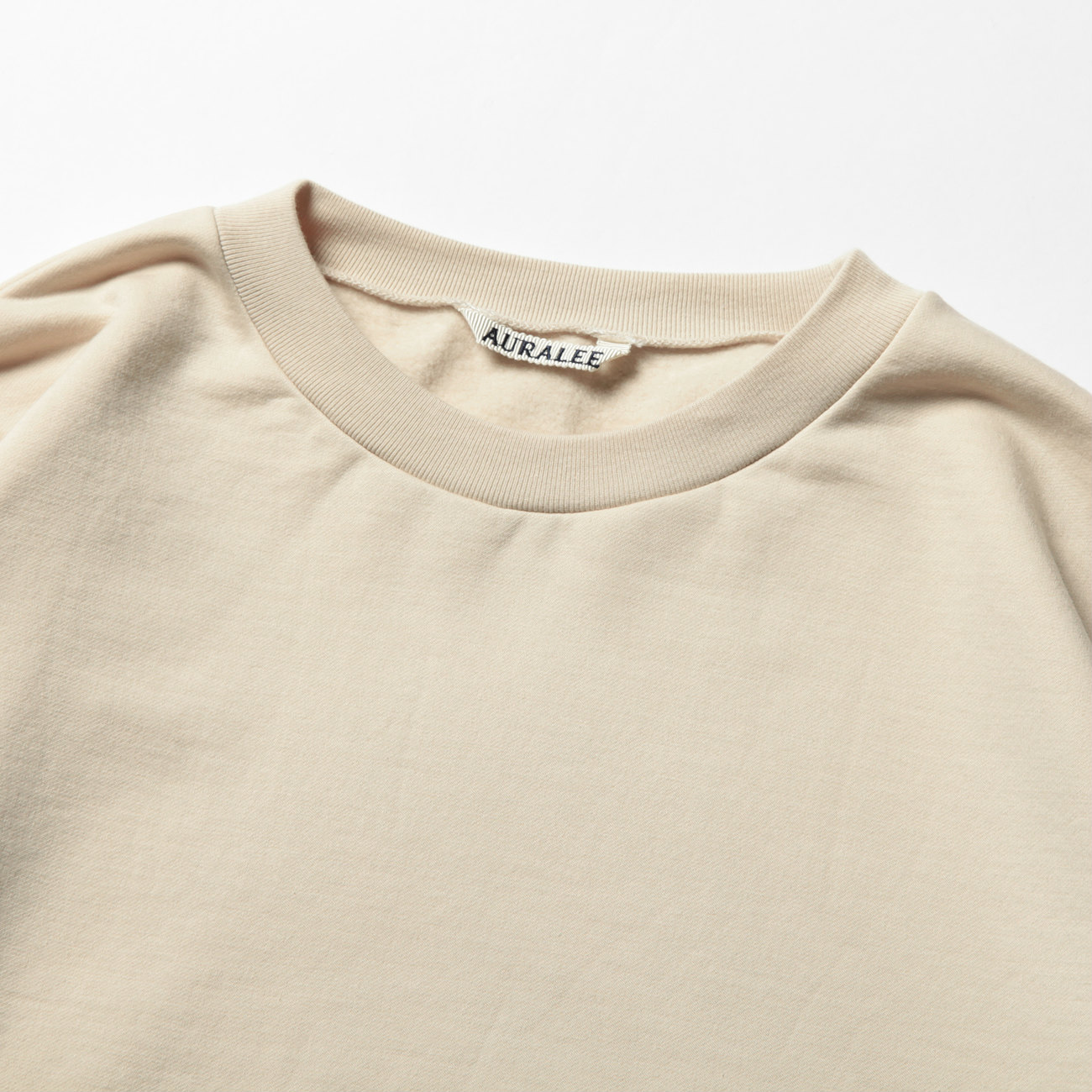 AURALEEオーラリー スーパーハイゲージSWEAT BIGTEE ホワイト3 AURALEE 2019SS SUPER HIGH GAUGE SWEAT BIG TEE | andPheb