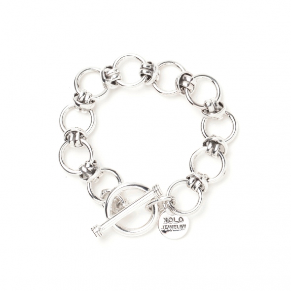 XOLO JEWELRY シルバー basic link bracelet -14mm- | XOLO JEWELRY(ショロ ジュエリー