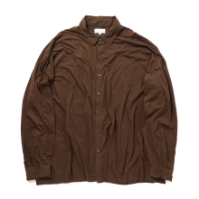 KANEMASA PHIL. / カネマサフィル | 46G Artisan Shirt - Brown (Chestnut Brown)