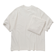 KANEMASA PHIL. / カネマサフィル | 36G High Twist Pack Tee - White (Oxford White)