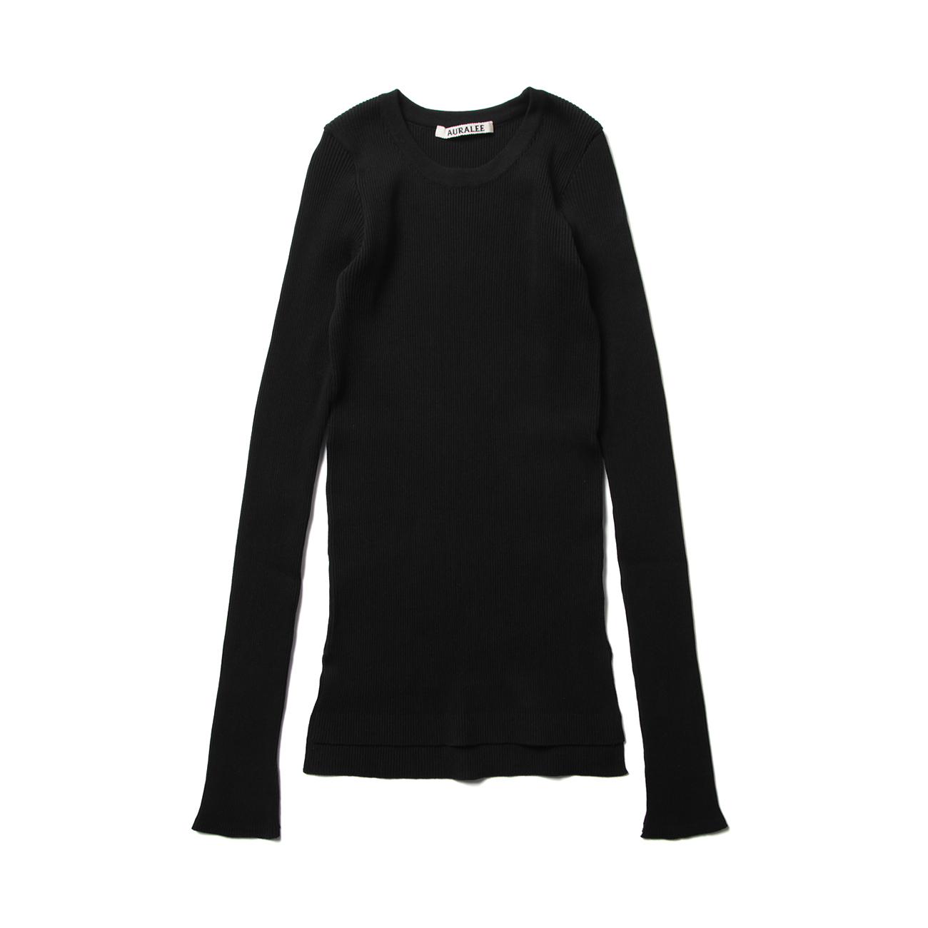 GIZA HIGH GAUGE RIB KNIT P/O (レディース) - Black