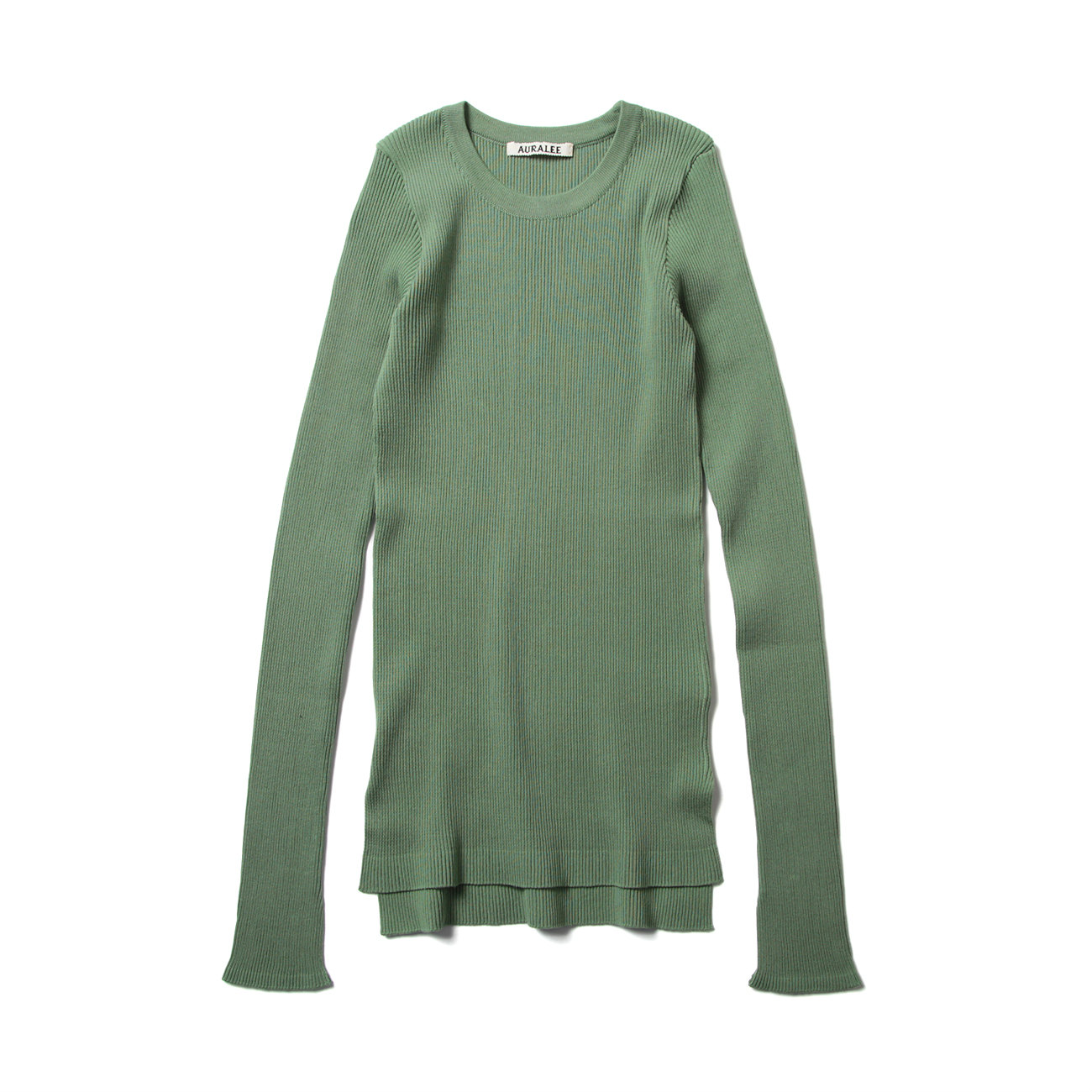 AURALEE / オーラリー | GIZA HIGH GAUGE RIB KNIT P/O (レディース