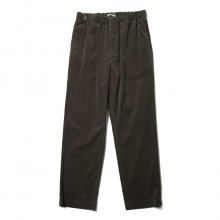 FINX LIGHT CORDUROY EASY SLACKS (メンズ) - Dark Brown