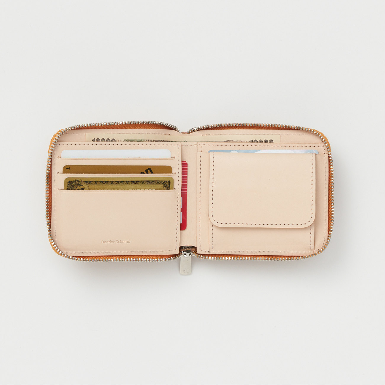 Hender Scheme / エンダースキーマ | horizontal zip purse - Black