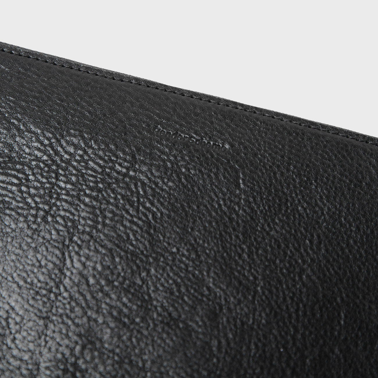 Hender Scheme / エンダースキーマ | bank zip purse - Black | 通販
