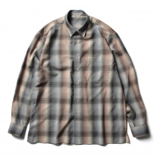 美品 AURALEE SUPER LIGHT WOOL CHECK SHIRTS Auralee Super Light Wool Check Shirt | Liberty