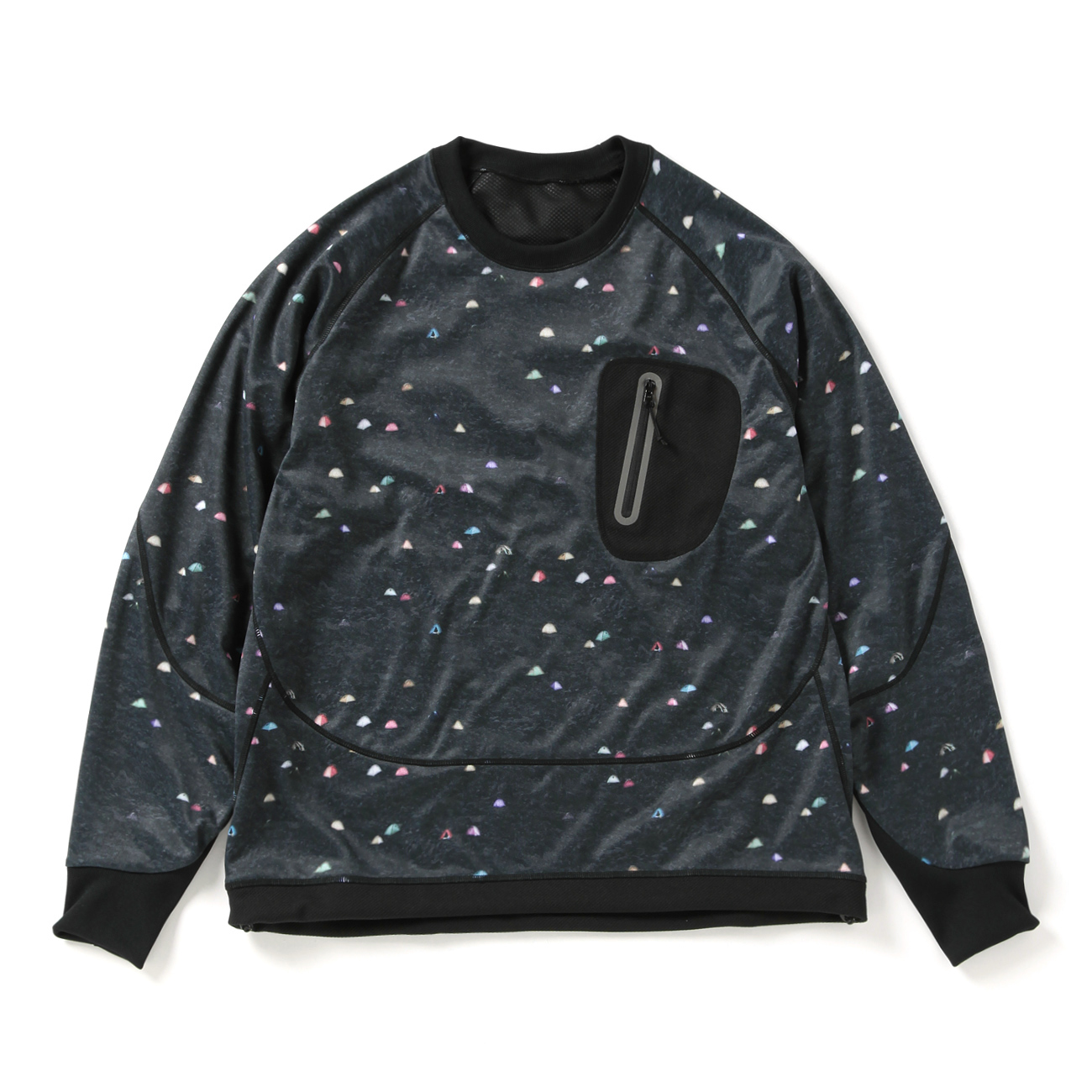 and wander / アンドワンダー | tent printed back nap raising