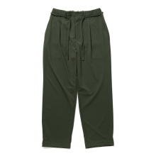 CURLY / カーリー | TWILL-KNIT STRAIGHT PANTS - D.Green