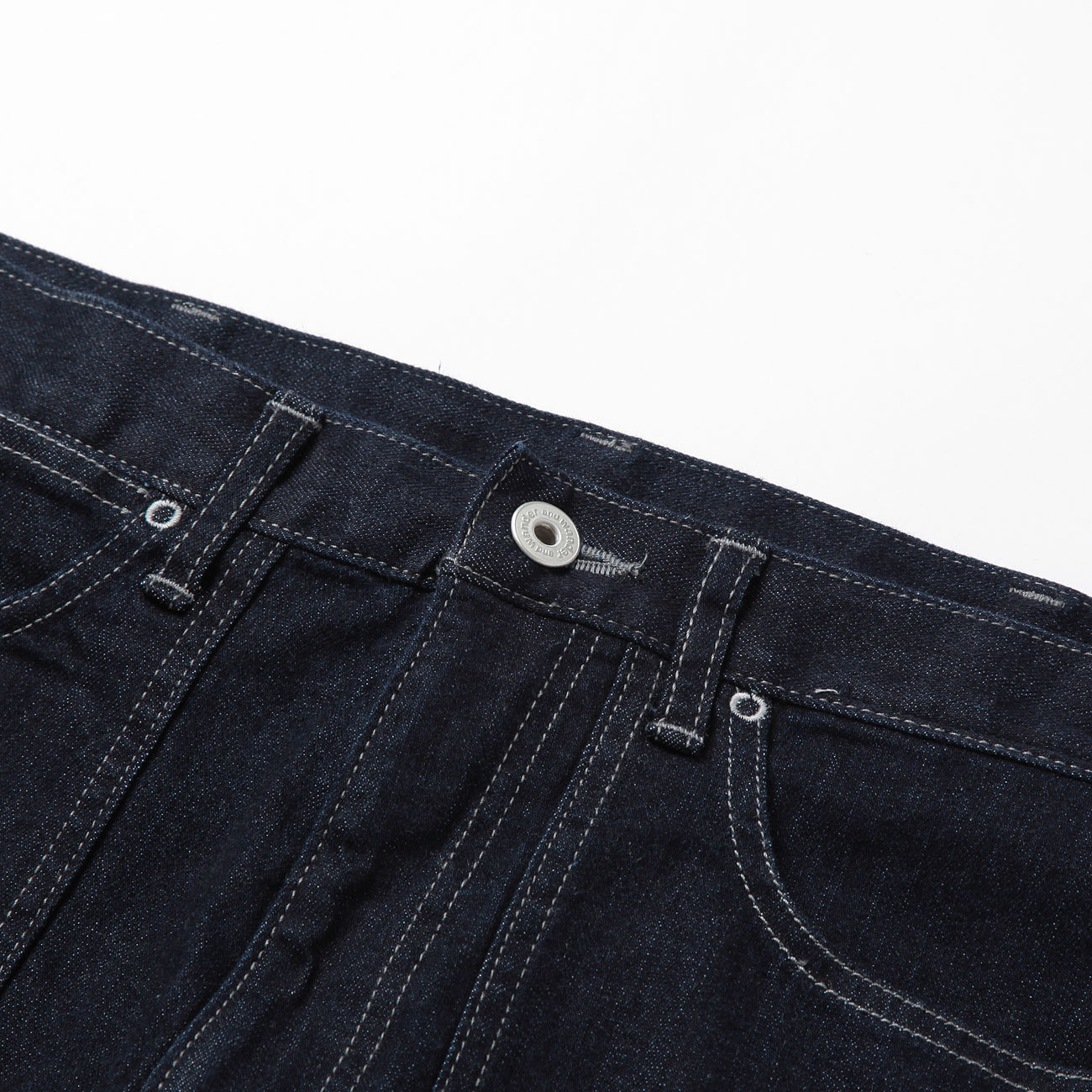 and wander / アンドワンダー | PL stretch denim (M) - Navy | 通販 
