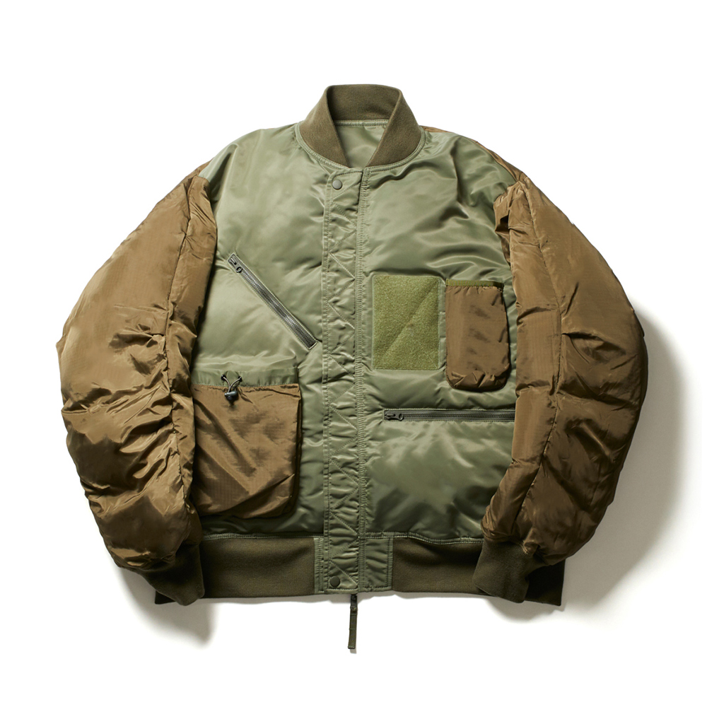 DAIWA PIER39 / ダイワピア39 | TECH REVERSIBLE MA-1 - Sage | 通販