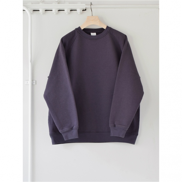 COMOLI / コモリ | コットン吊裏毛 クルーネック - Fade Navy | 通販 ...