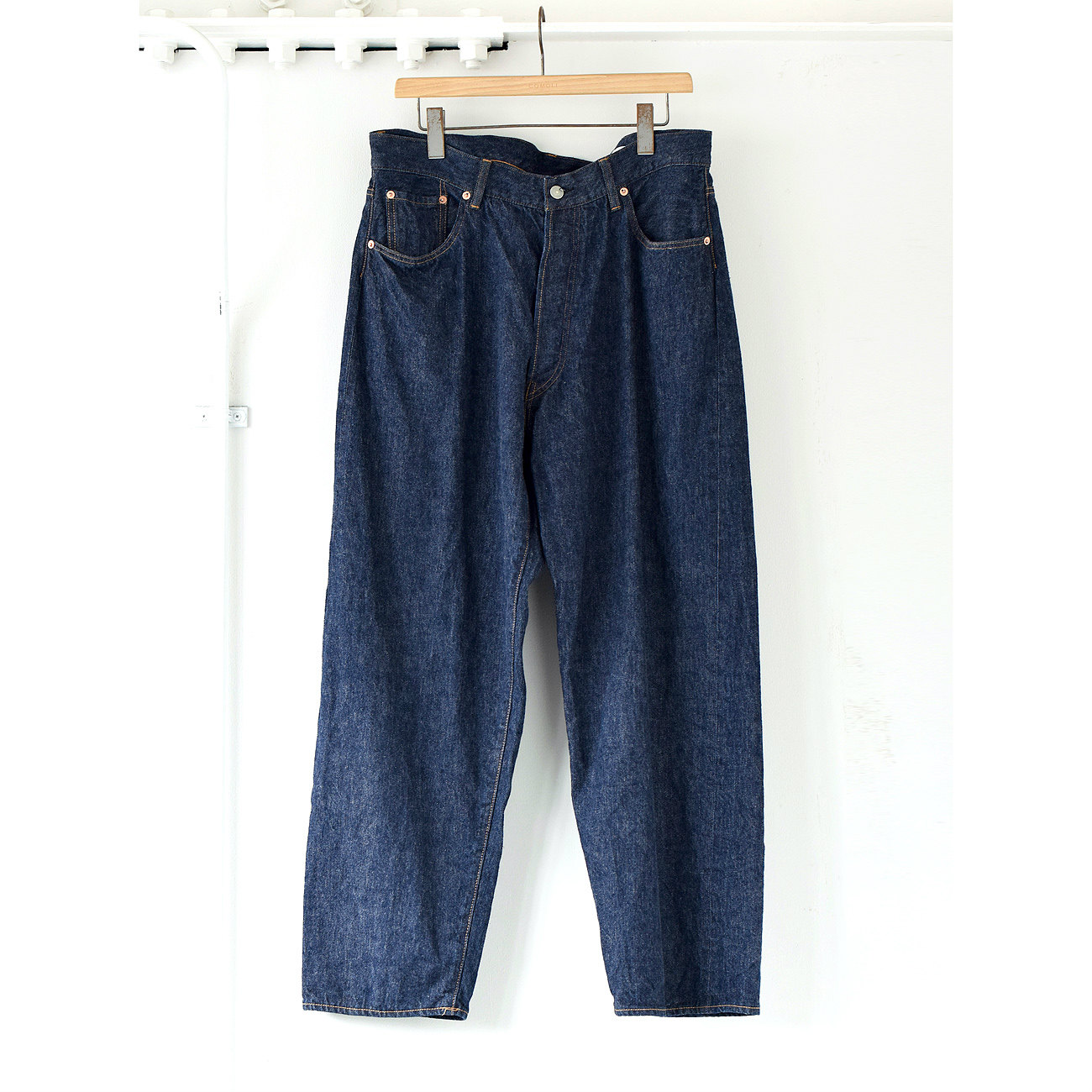 COMOLI コモリ 21AW 5Pデニムパンツ 1 NAVY 美品